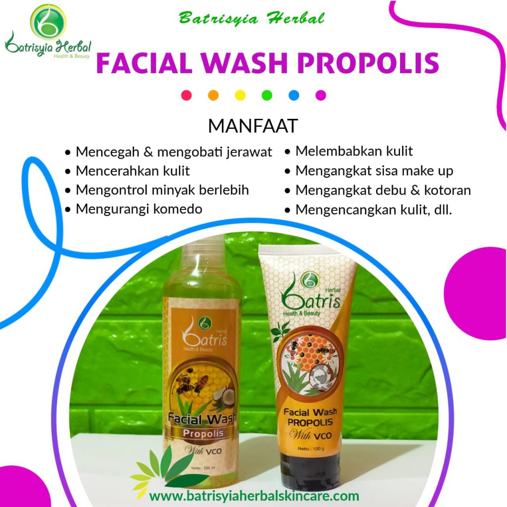 batrisyia facial wash propolis