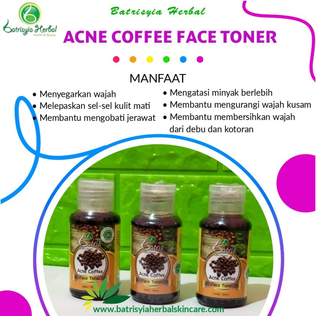 batrisyia herbal acne coffee face toner