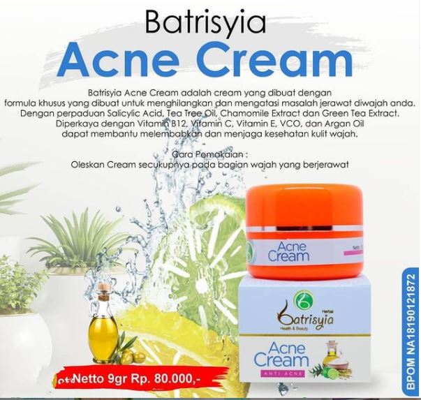 cream jerawat acne batrisyia