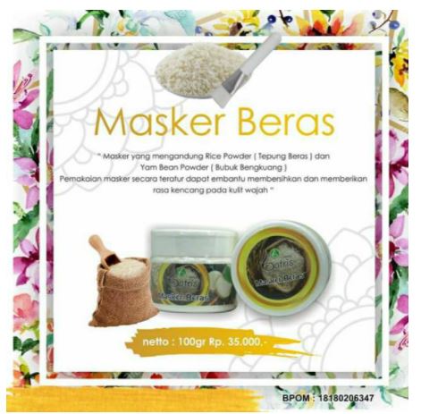 manfaat masker beras batrisyia herbal untuk kecantikan 
