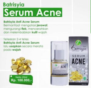 serum anti acne jerawat batrisyia herbal skincare