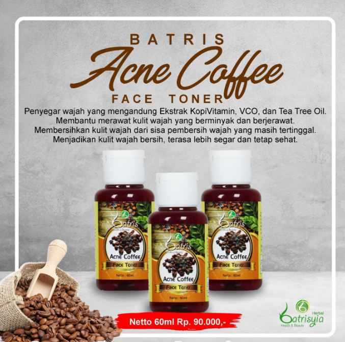 Acne Coffee Face Toner Batrisyia