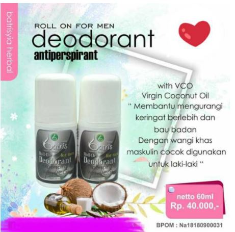 deodorant for men Batrisyia