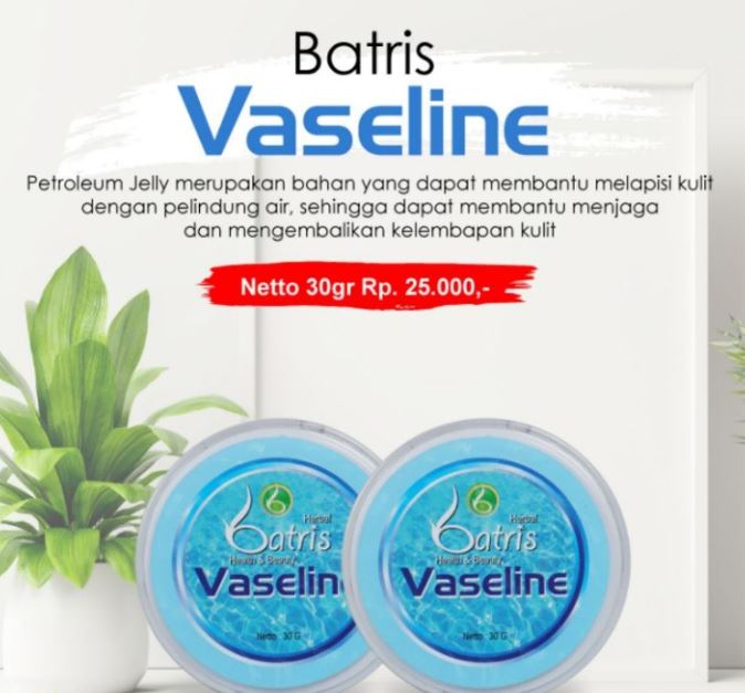Vaseline Batrisyia yang mampu atasi bibir kering
