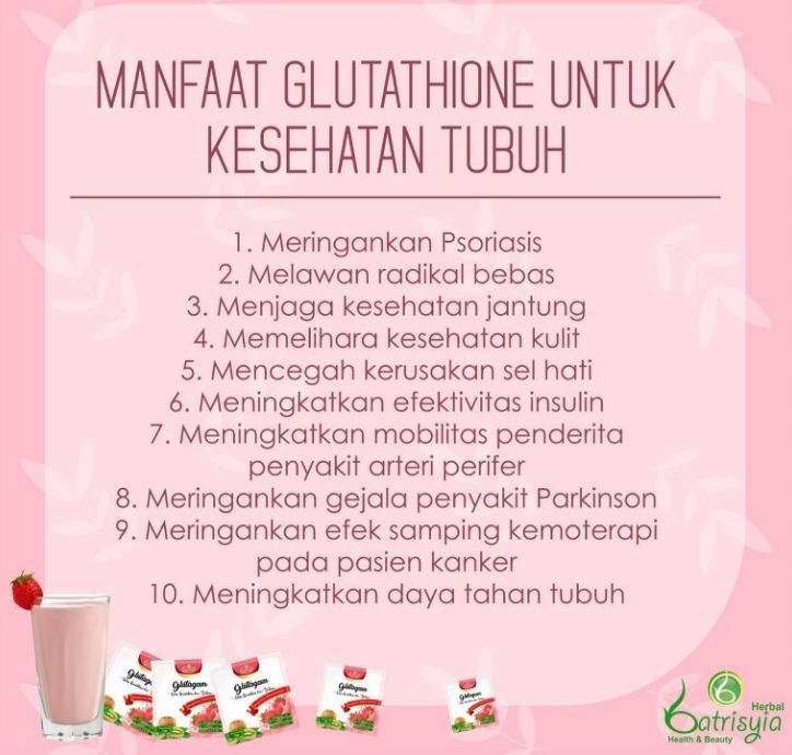 Jaga kesehatan dengan glutathione