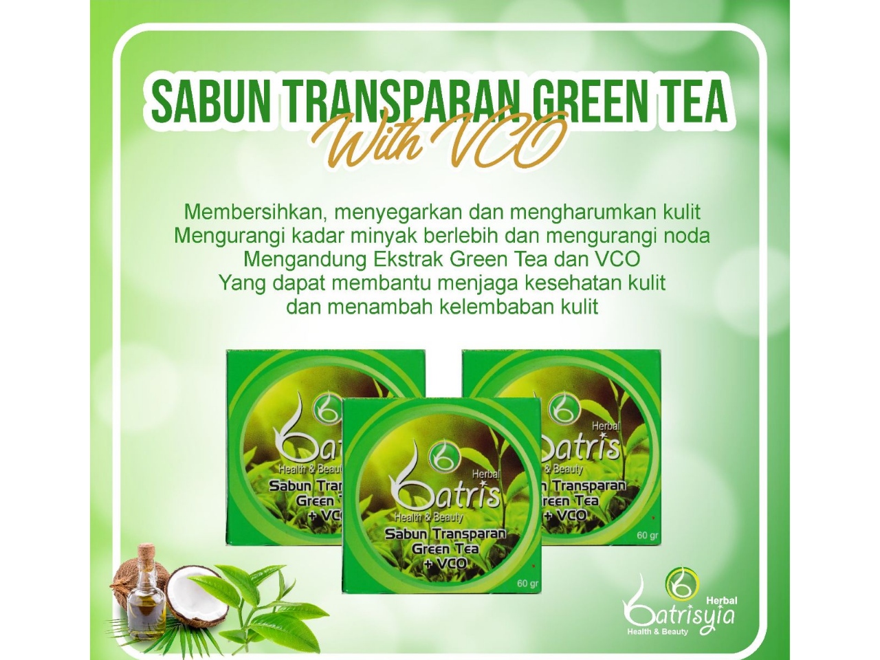 Sabun Muka yang mengandung Green Tea