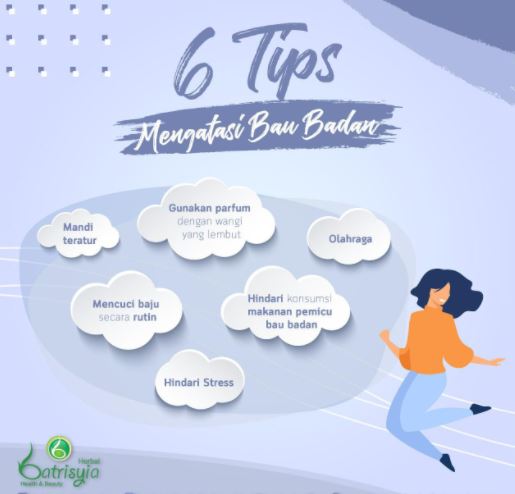 cara mengatasi bau badan 