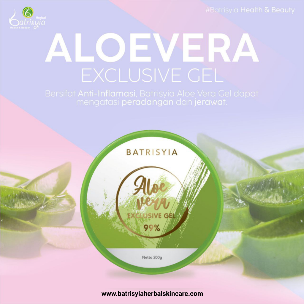 Aloe Vera Gel Batrisyia Herbal untuk Kecantikan Kulit dan Wajah