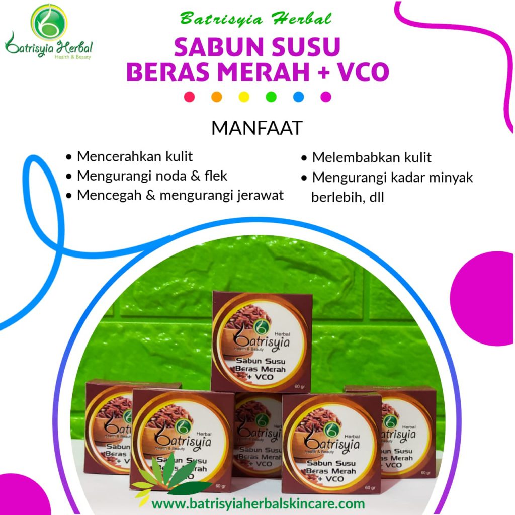 batrisyia sabun susu beras merah