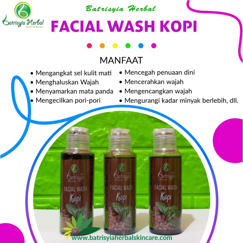 batrisyia facial wash sabun kopi
