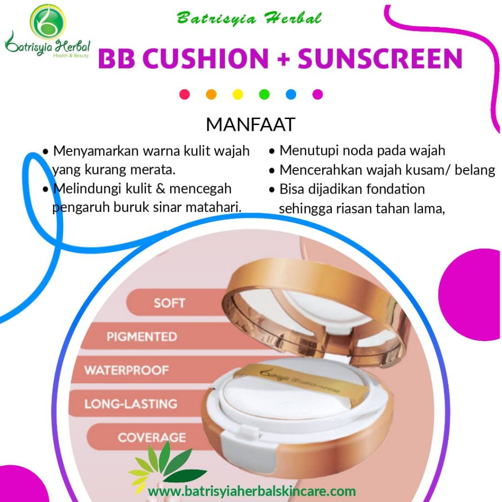 BB Cushion sunscreen Batrisyia Herbal Skincare
