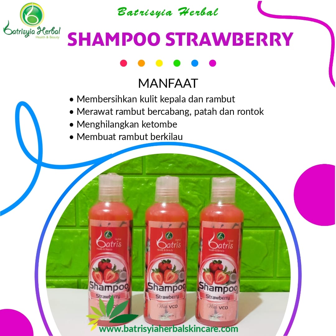 Batrisyia Shampoo Strawberry with VCO