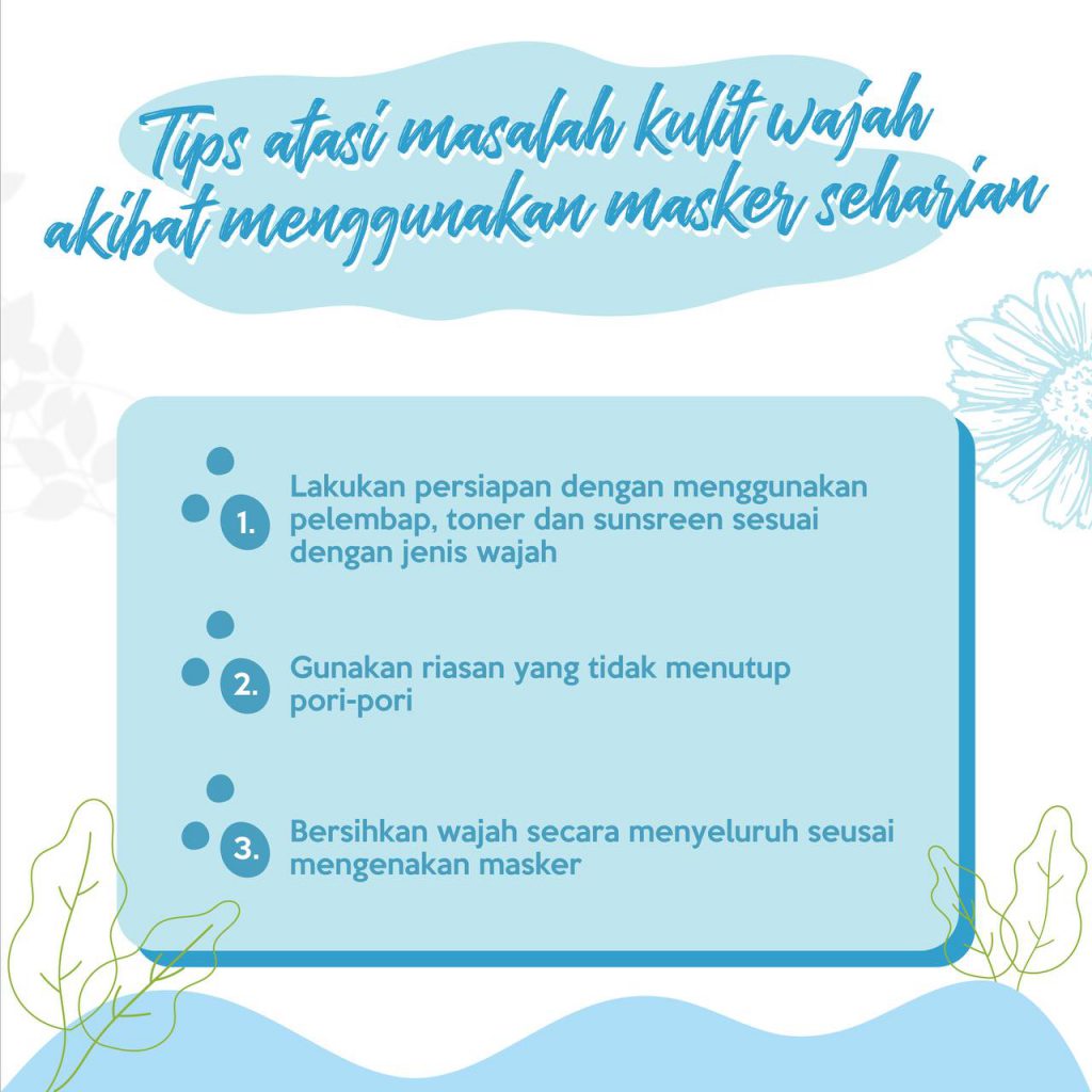 cara mengatasi maskne di wajah