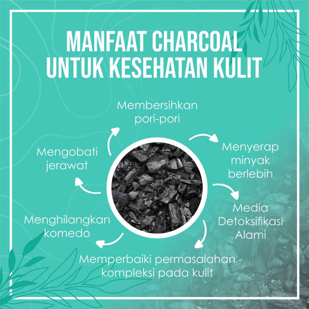 Khasiat charcoal untuk kulitmu