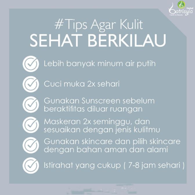 cara agar kulit sehat berkilau