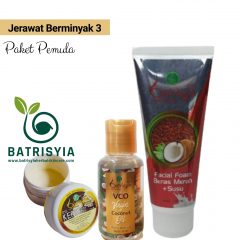 JERAWAT BERMINYAK 3 PAKET PEMULA BATRISYIA HERBAL SKINCARE