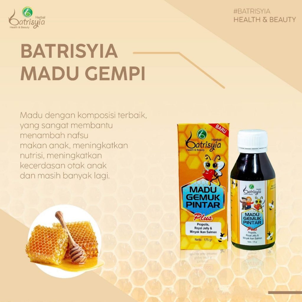 madu murni yang mengandung ekstrak pegagan